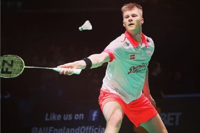 Pebulu tangkis Denmark, Anders Antonsen.