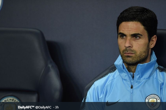 Asisten pelatih Manchester City, Mikel Arteta