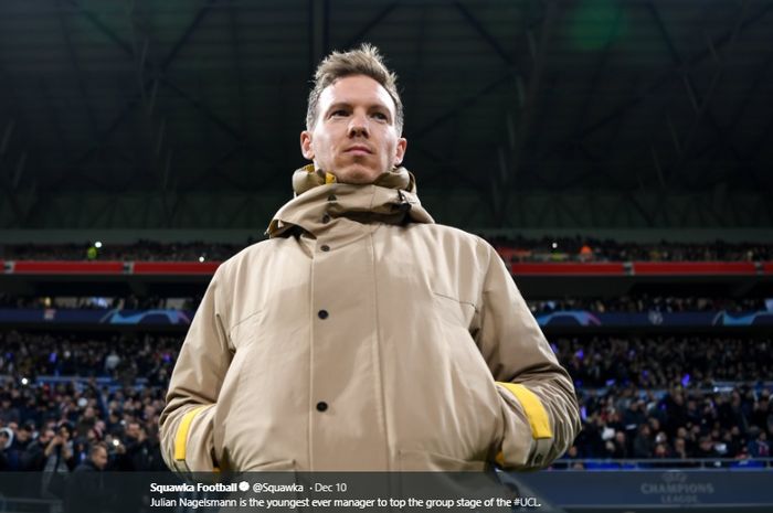 Pelatih RB Leipzig, Julian Nagelsmann.