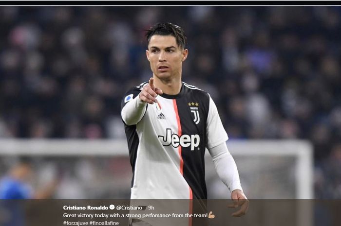 Megabintang Juventus, Cristiano Ronaldo.