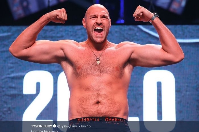 Petinju kelas berat, Tyson Fury.