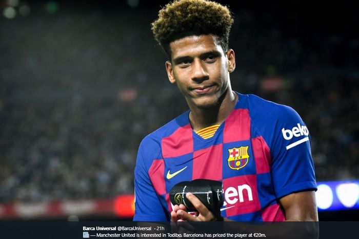 Bek muda Barcelona, Jean-Clair Todibo, yang rencananya bakal dilego pada Januari 2020 mendatang.