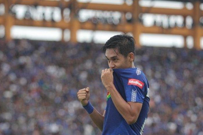 Gelandang serang muda milik PSIS Semarang, Septian David Maulana.