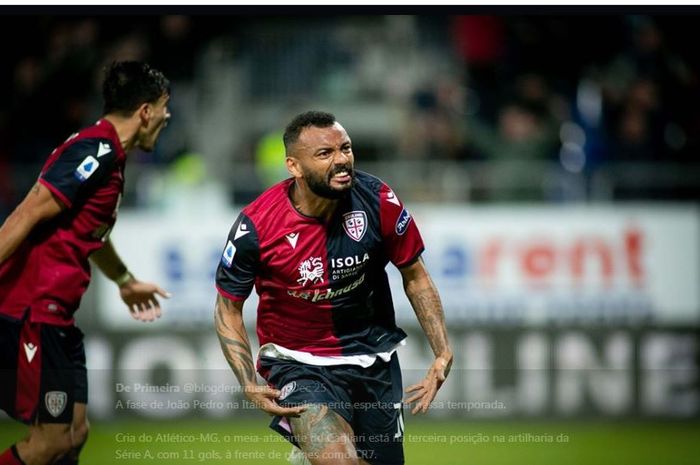 Striker Cagliari, Joao Pedro.