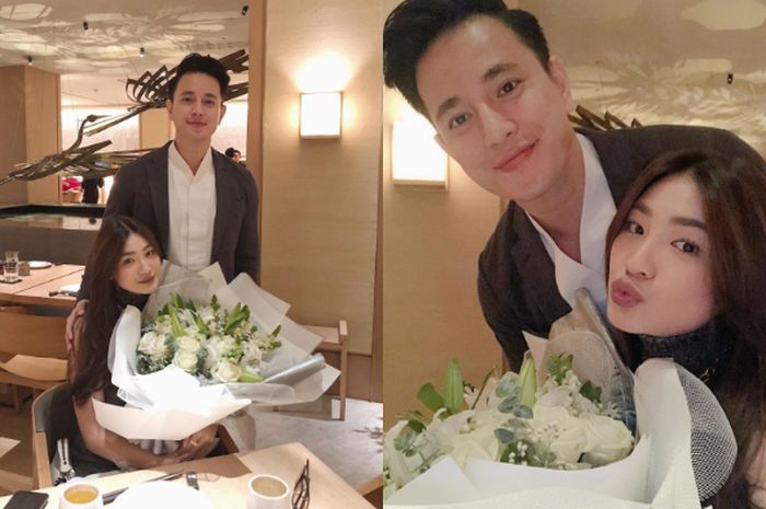 Intip momen bahagia Billy Davidson tutup tahun 2019 dengan melamar sang kekasih 