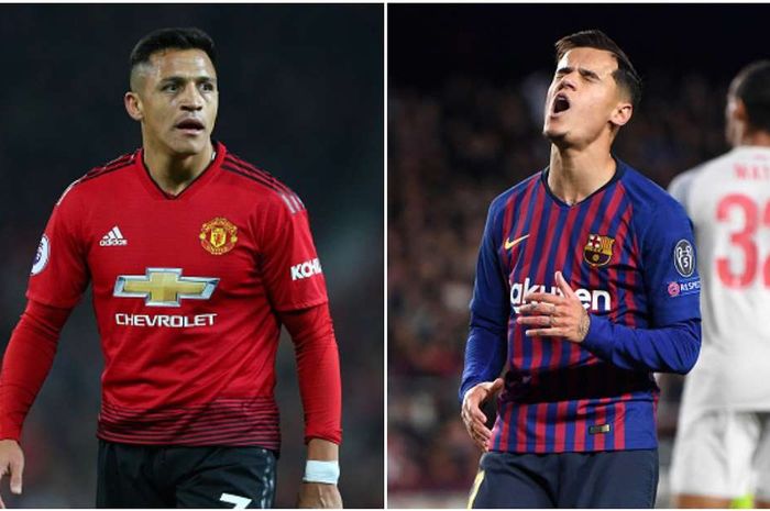 Alexis Sanchez dan Philippe Coutinho