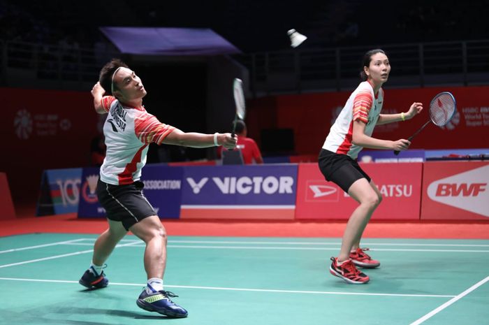 Pasangan ganda campuran Indonesia, Hafiz Faizal/Gloria Emanuelle Widjaja, tampil pada babak kedua Malaysia Masters 2020, Kamis (9/1/2020) di Axiata Arena, Kuala Lumpur.