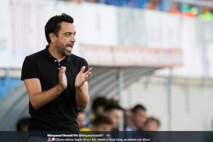 Pelatih Al-Sadd, Xavi Hernandez, dibidik Barcelona guna gantikan posisi Ernesto Valverde.