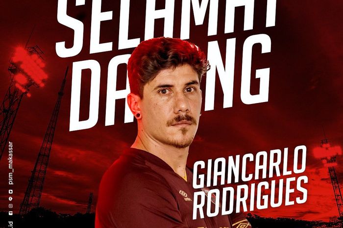 Rekrutan anyar PSM Makassar, Giancarlo Rodrigues.