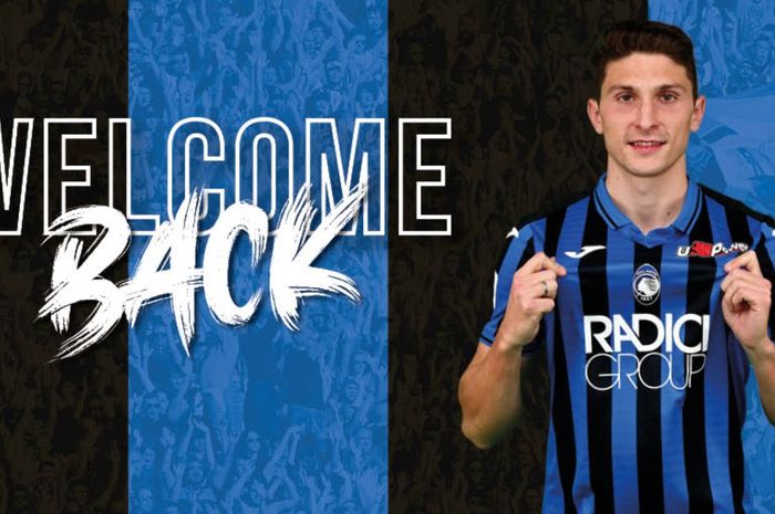 Bek Mattia Caldara kembali ke Atalanta setelah hampir tak pernah bermain di AC Milan.