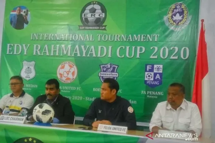 Empat tim akan berlaga di turnamen internasional Edy Rahmayadi Cup 2020 yakni PSMS Medan selaku tuan rumah, Felda United dan Penang FA dari Malaysia serta Boeung Ket dari Kamboja.