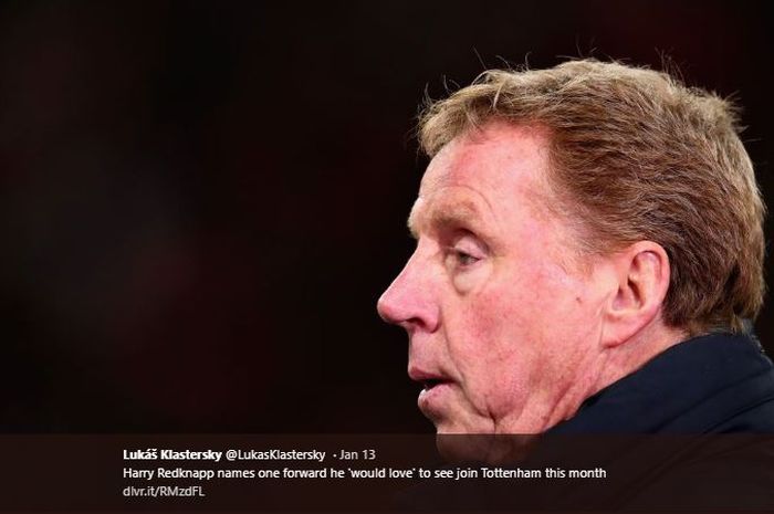 Mantan pelatih Tottenham Hotsur, Harry Redknapp.