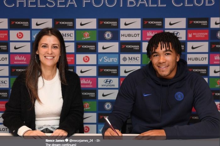 Reece James menandatangani kontrak perpanjangan dengan Chelsea