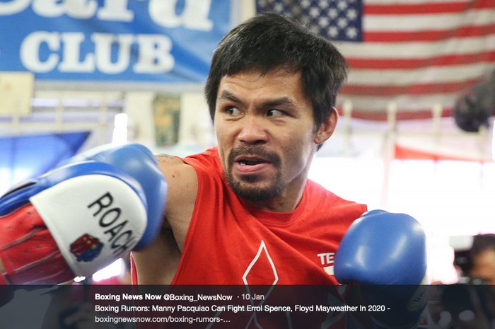 Petinju dan senator Filipina, Manny Pacquiao.