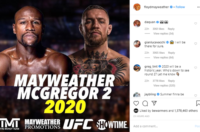 Floyd Mayweather vs McGregor 2020