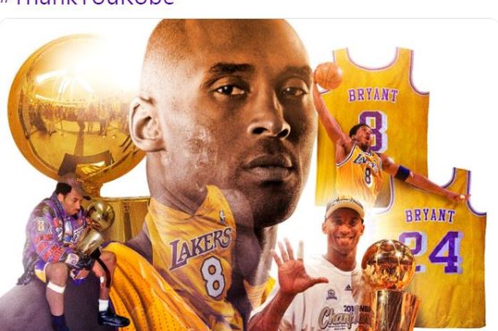 Pebasket legendaris Los Angeles Lakers, Kobe Bryant.