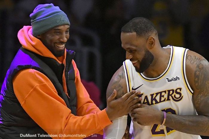 Legenda basket, Kobe Bryant memberikan selamat pada pebasket LA Lakers, LeBron James karena sudah memecahkan rekornya.