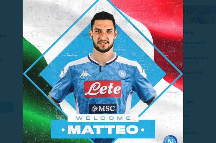 Matteo Politano resmi bergabung ke Napoli dari Inter Milan, Selasa (28/1/2020).