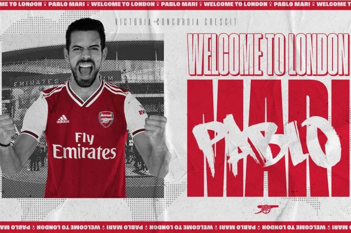 Bek tengah baru Arsenal, Pablo Mari, didatangkan dengan status pinjaman hingga akhir musim ini.