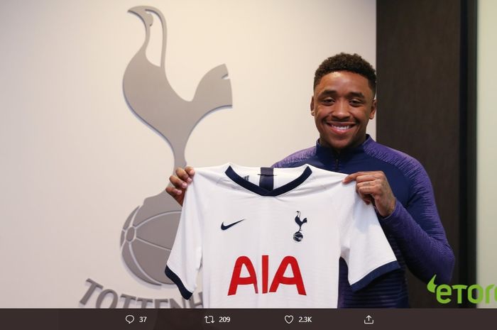 Steven Bergwijn resmi merumput bersama Tottenham Hotspur dari PSV Eindhoven