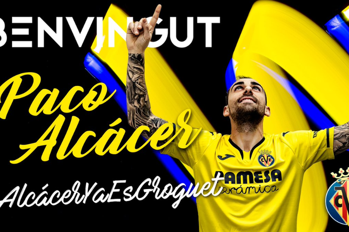 Paco Alcacer resmi bergabung dengan Villarreal dari Borussia Dortmund.