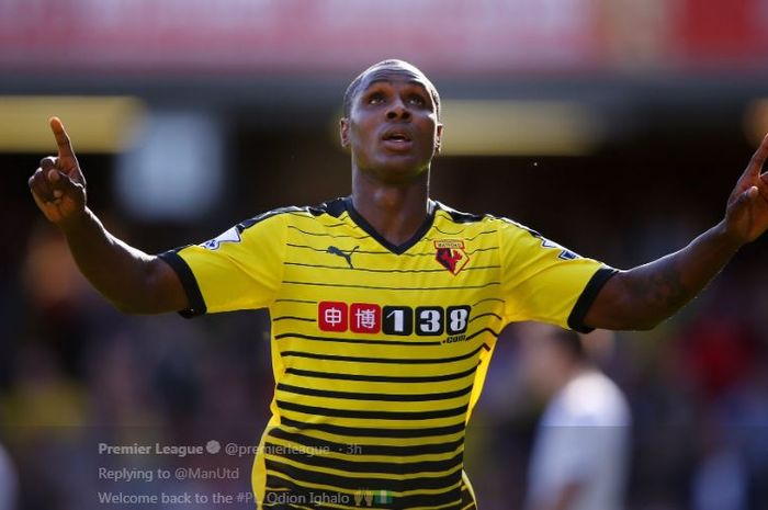 Odion Ighalo direkrut Manchester United.