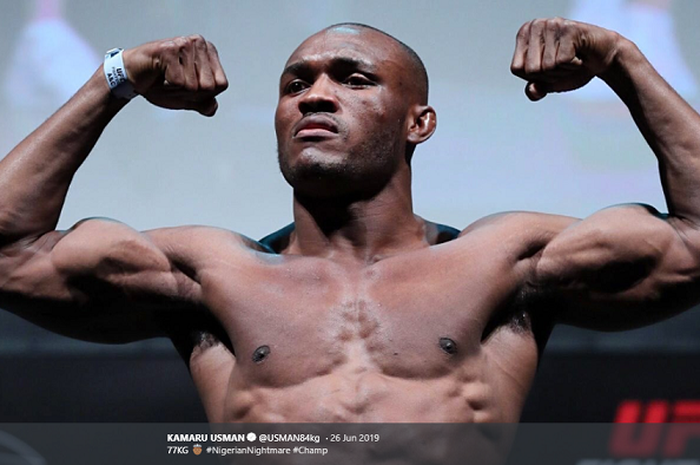 Petarung kelas welter UFC, Kamaru Usman.