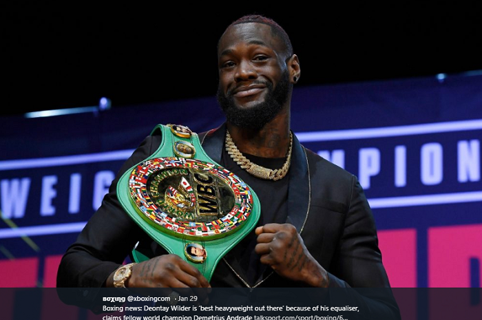 Petinju kelas berat, Deontay Wilder.