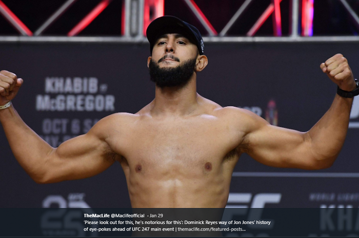 Petarung UFC, Dominick Reyes. 