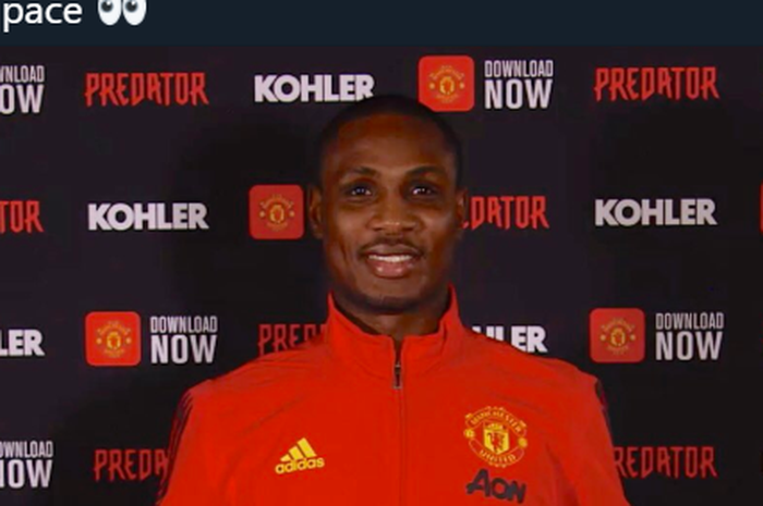 Striker anyar Manchester United, Odion Ighalo.