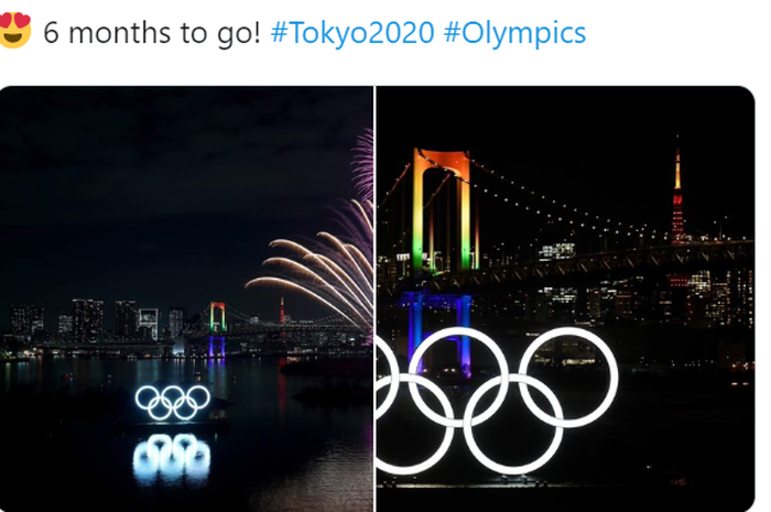 Olimpiade 2020 akan digelar di Tokyo, Jepang.