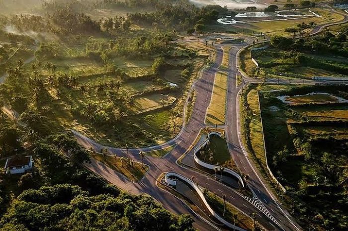 Ilustrasi Sirkuit Mandalika, yang akan jadi venue gelaran MotoGP Indonesia dan juga WSBK.