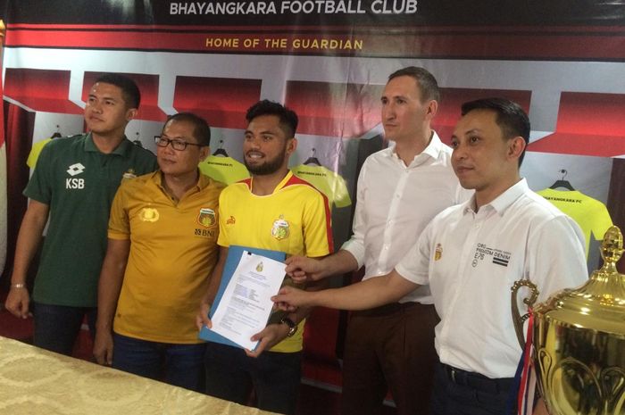 Saddil Ramdani resmi berseragam Bhayangkara FC