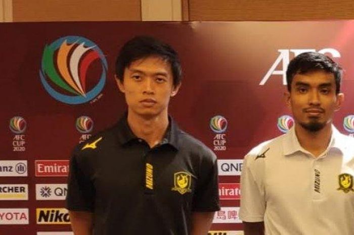 Pelatih Tampines Rovers, Gavin Lee saat sesi press conference, Selasa (11/2/2020)