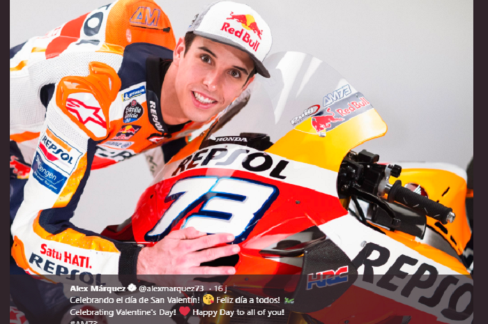 Pembalap Repsol Honda, Alex Marquez. 