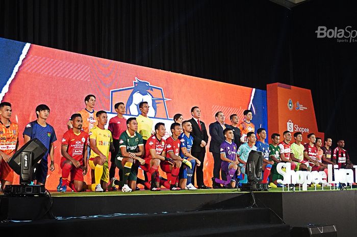 Launching Shopee Liga 1 2020, Senin (24/2/2020) di Jakarta.