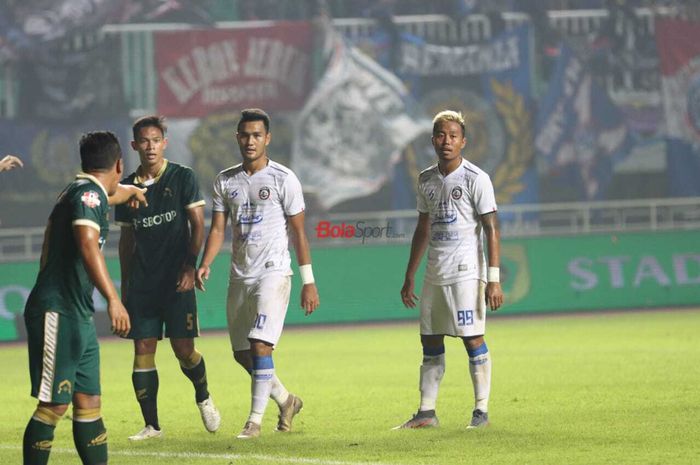 Laga Tira-Persikabo vs Arema FC pada pekan pertama Shopee Liga 1 2020 di Stadion Pakansari, Senin (2/3/2020).