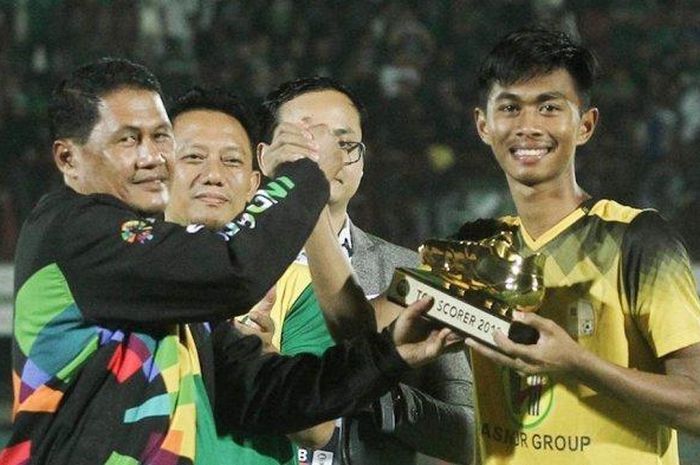 Kahar Muzakkar (20 tahun), top skor Liga 1 U-20 2019.