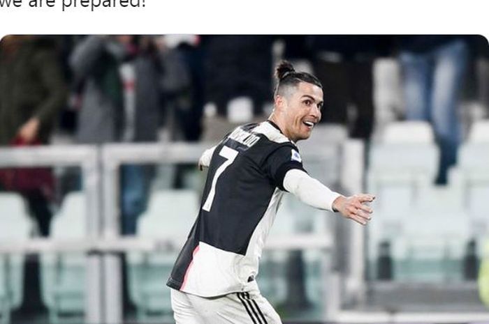 Megabintang Juventus, Cristiano Ronaldo.