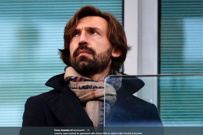 Gelandang legendaris AC Milan dan Juventus, Andrea Pirlo.