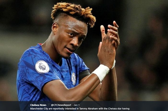 Striker Chelsea, Tammy Abraham.