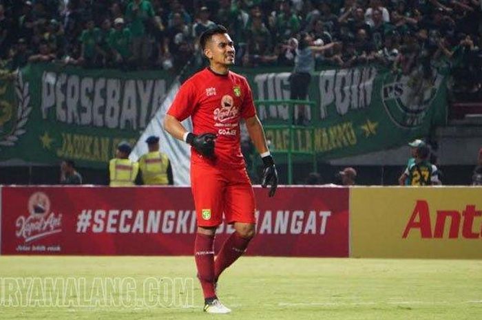 Imam Arif Fadillah kala dirinya masih menjadi pemain Persebaya Surabaya.