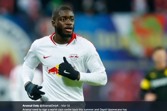 Bek tengah RB Leipzig, Dayot Upamecano, menjadi incaran Man United dan empat klub besar Eropa lainnya.