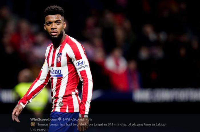 Winger Atletico Madrid, Thomas Lemar, kabarnya menjadi salah satu target transfer Manchester United pada bursa transfer musim panas 2020 mendatang.