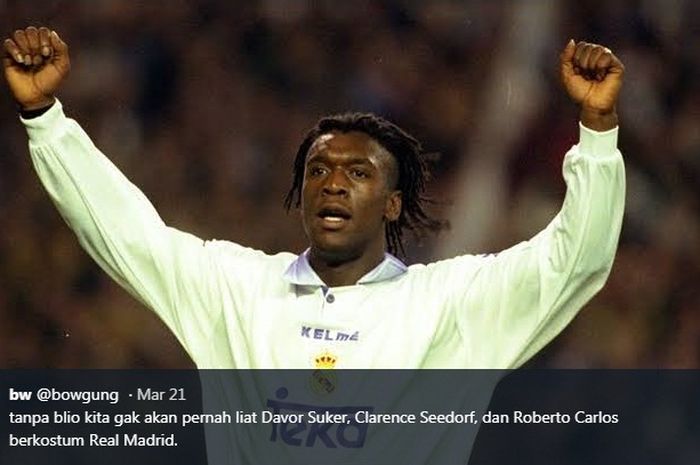 Clarence Seedorf semasa berseragam Real  Madrid.