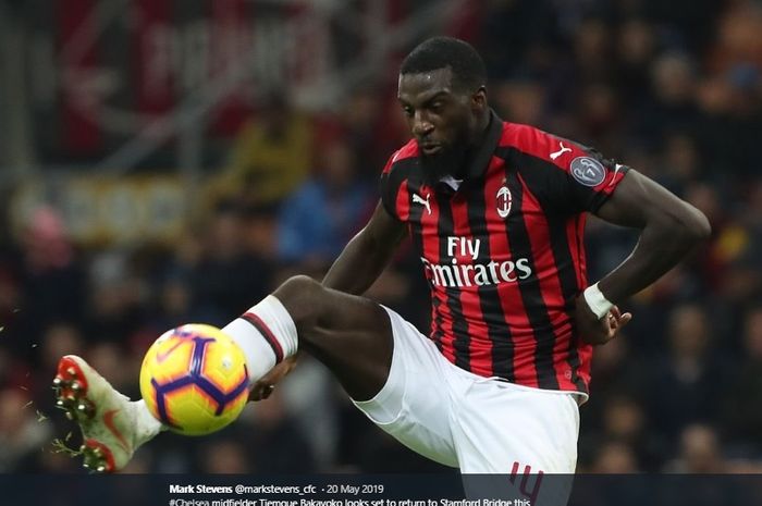 Gelandang tengah Chelsea yang kini bermain untuk AS Monaco, Tiemoue Bakayoko.