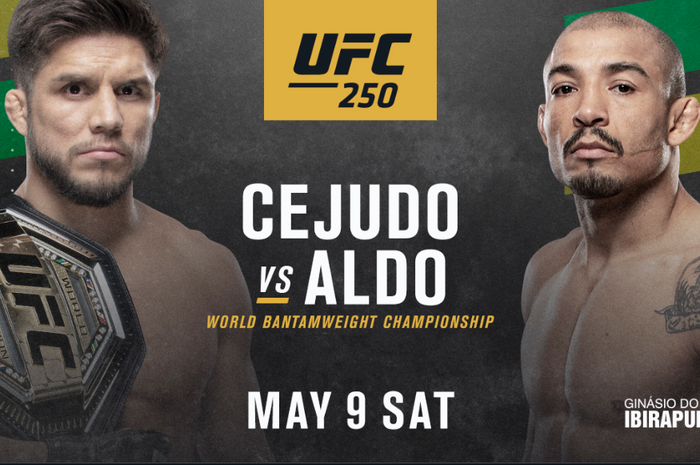 Henry Cejudo vs Jose Aldo dalam ajang UFC 250 di Gin&aacute;sio do Ibirapuera, S&atilde;o Paulo, Brasil.