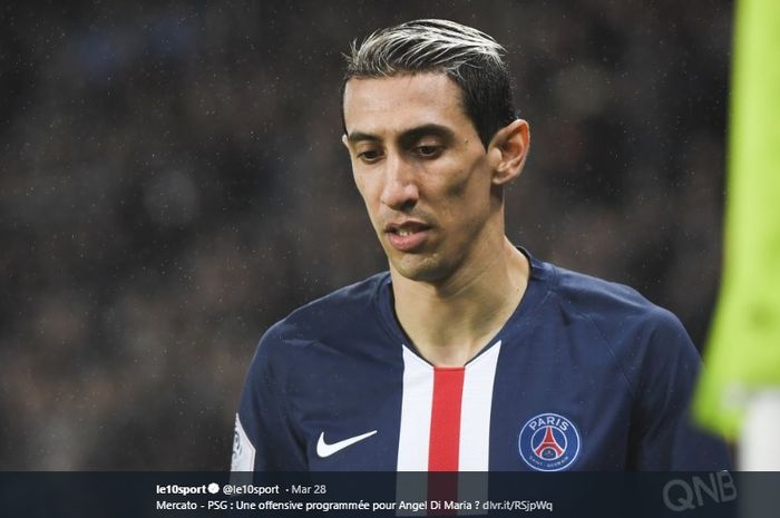 Mantan winger Real Madrid yang kini membela Paris Saint-Germain (PSG), Angel Di Maria.