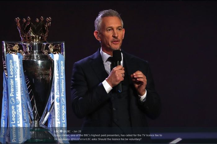 Mantan pemain Timnas Inggris, Gary Lineker.