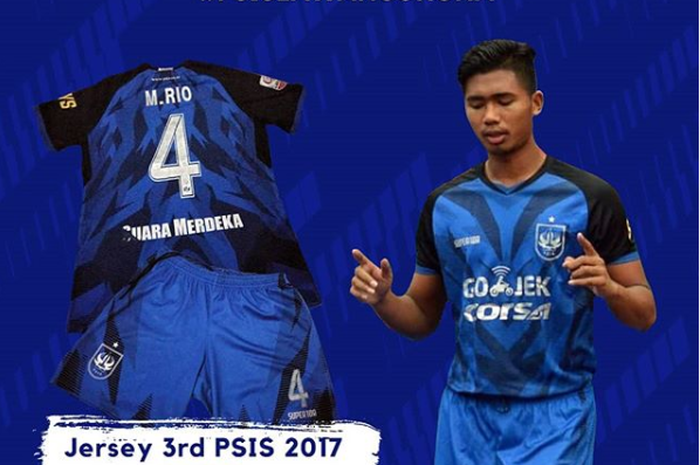 Bek PSIS Semarang, M Rio Saputro melelang jersey berharganya demi perangi virus corona